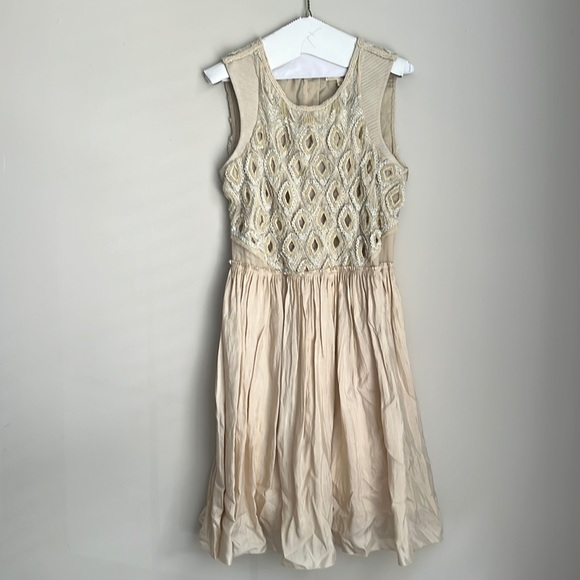 casual dusty pink dress Midi Primrose with Side Pockets Primrose Pink / Large Women's Size:8 Easy to matching with investment-piece Topshop dark green lace